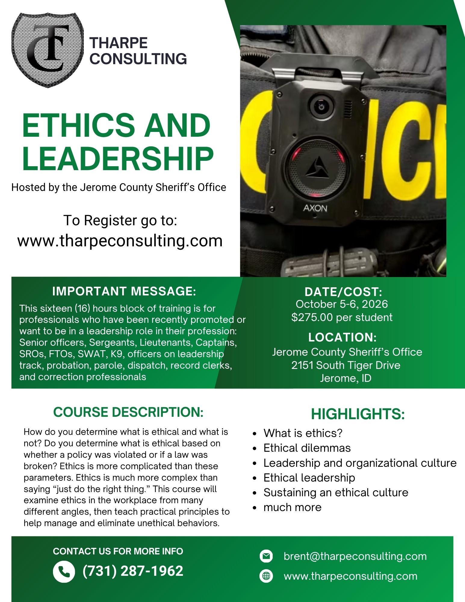 Ethics and Leadership